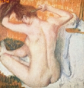 Frau bei der Toilette nach Degas